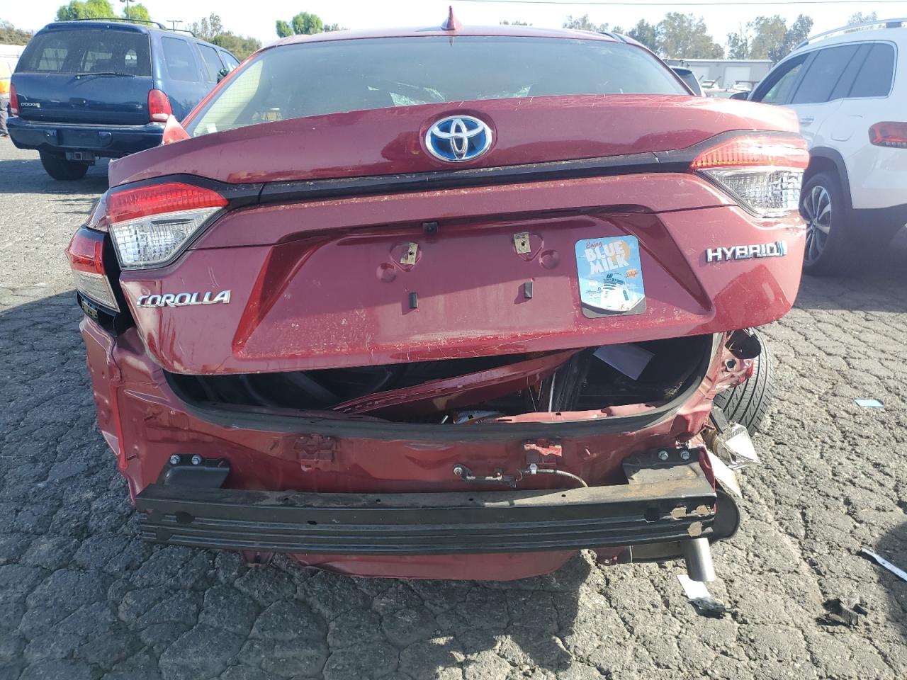 2022 TOYOTA COROLLA LE VIN:JTDEAMDE6NJ060382