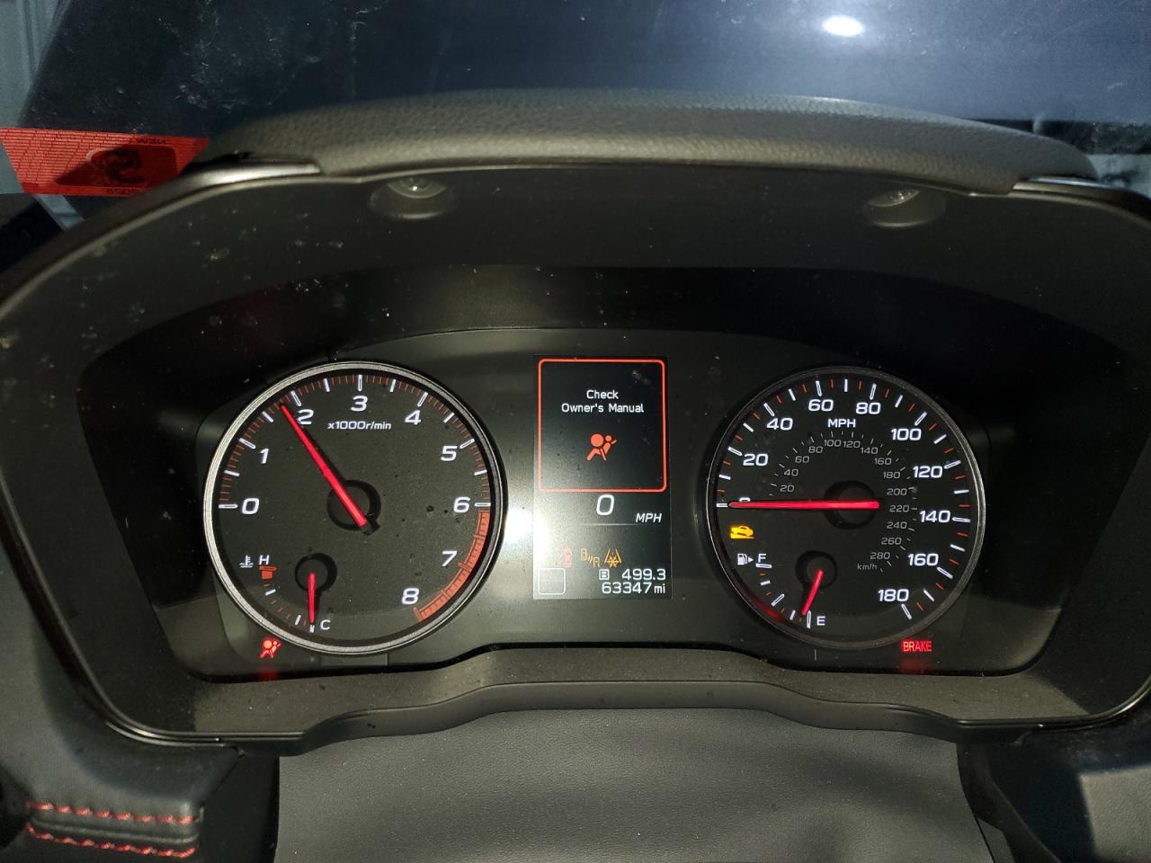 2023 SUBARU WRX LIMITED VIN:JF1VBAL66P9808029