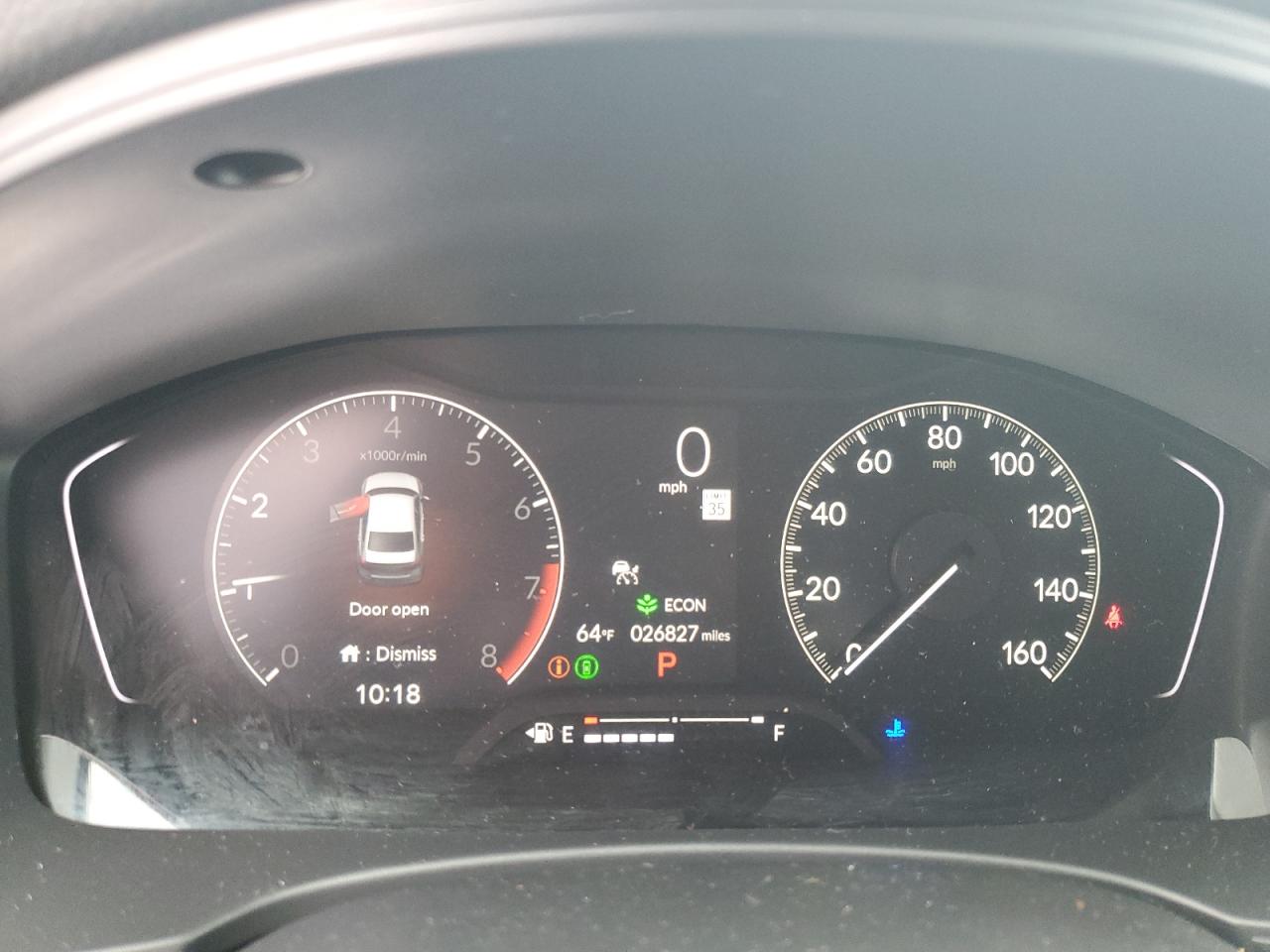 2023 HONDA CIVIC SPORT VIN:2HGFE2F57PH566948