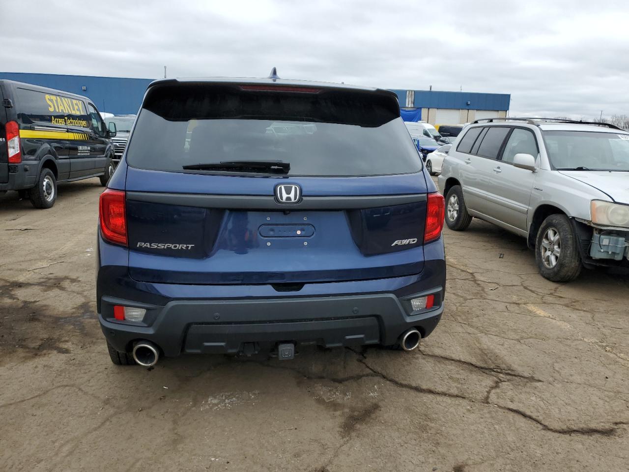 2022 HONDA PASSPORT EXL VIN:5FNYF8H58NB004371