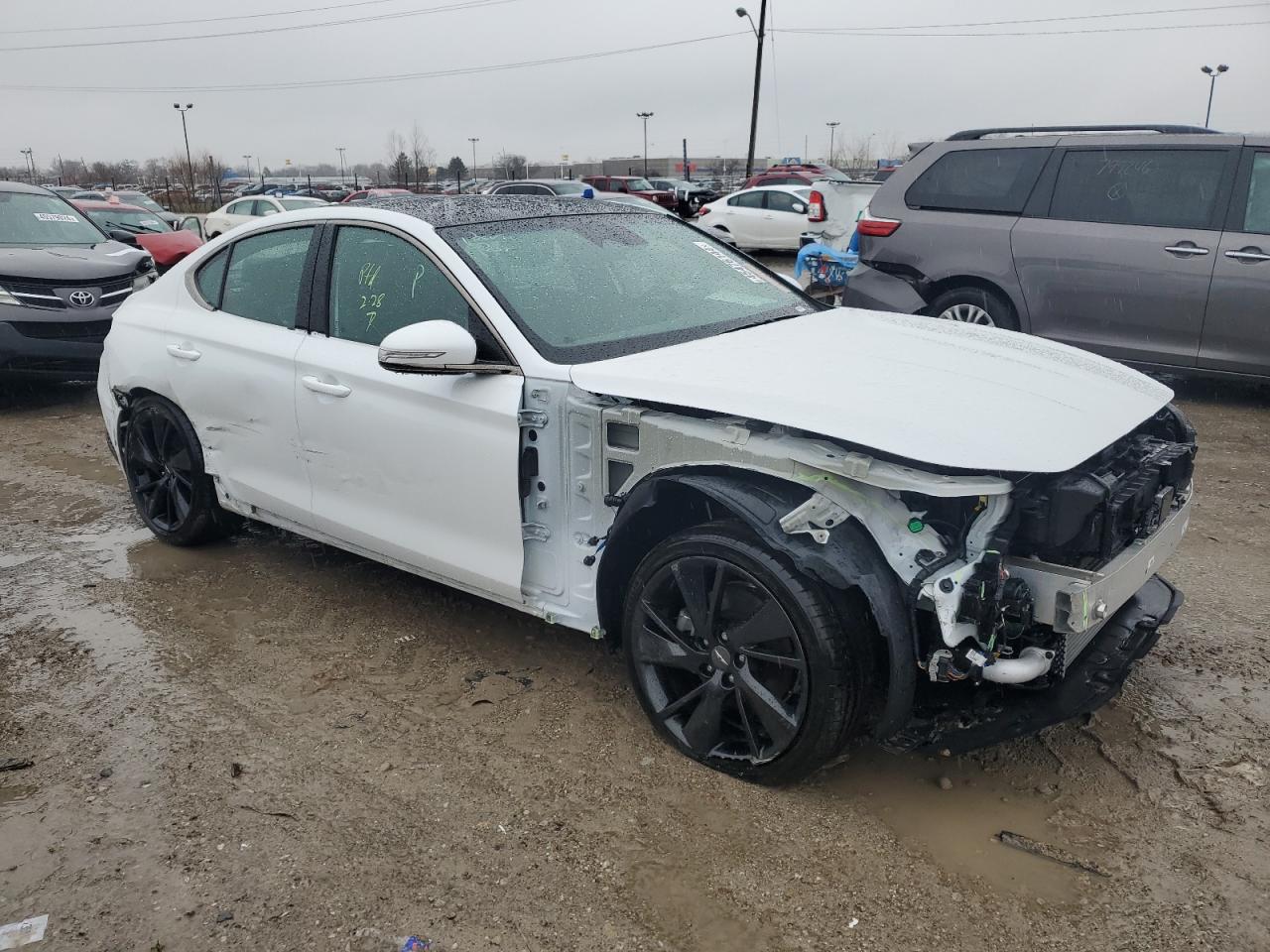 2023 GENESIS G70 BASE VIN:KMTG34TA8PU120442