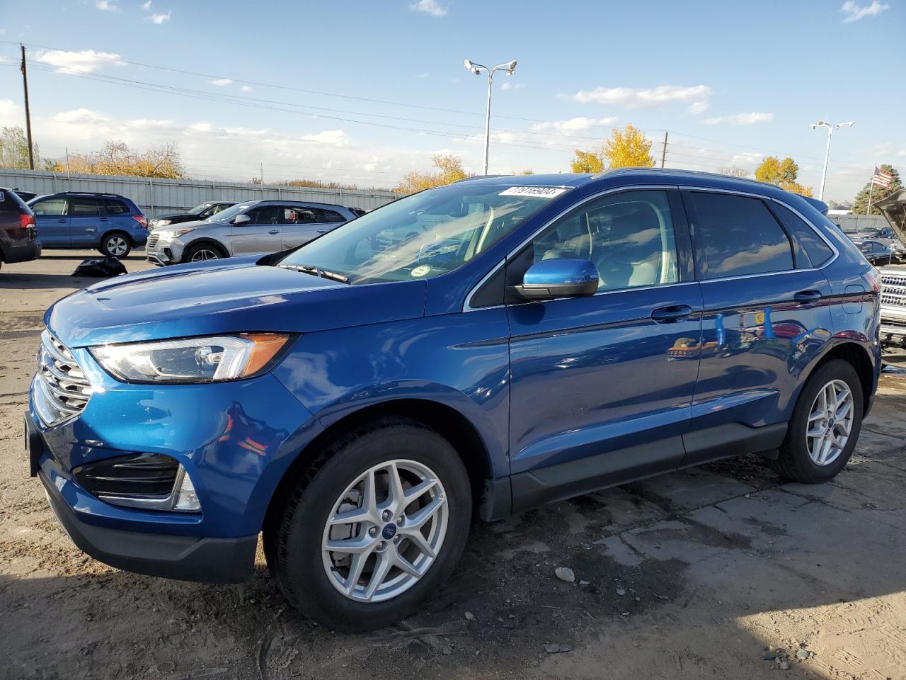 2022 FORD EDGE SEL VIN:2FMPK4J93NBB08529