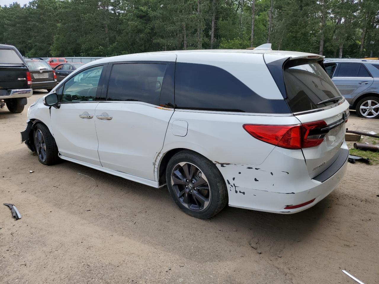 2022 HONDA ODYSSEY ELITE VIN:5FNRL6H98NB048391