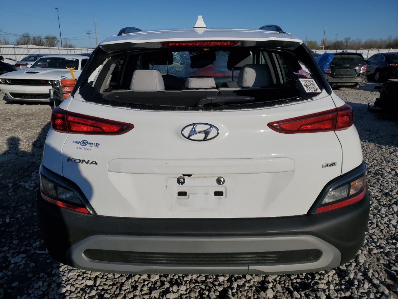 2023 HYUNDAI KONA SEL VIN:KM8K6CAB2PU001027