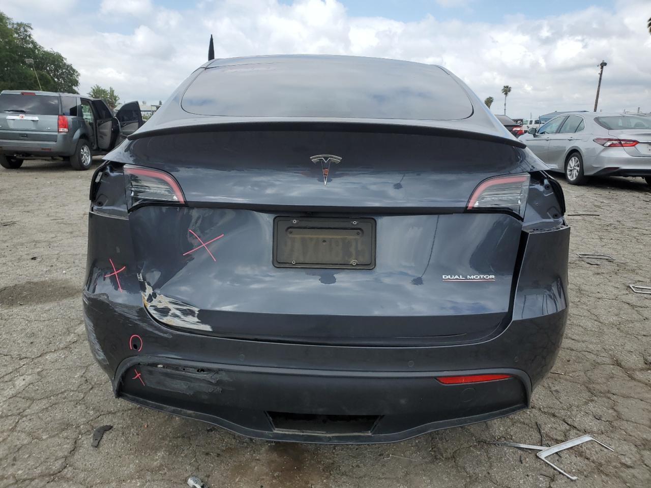 2022 TESLA MODEL Y  VIN:7SAYGDEF3NF406093