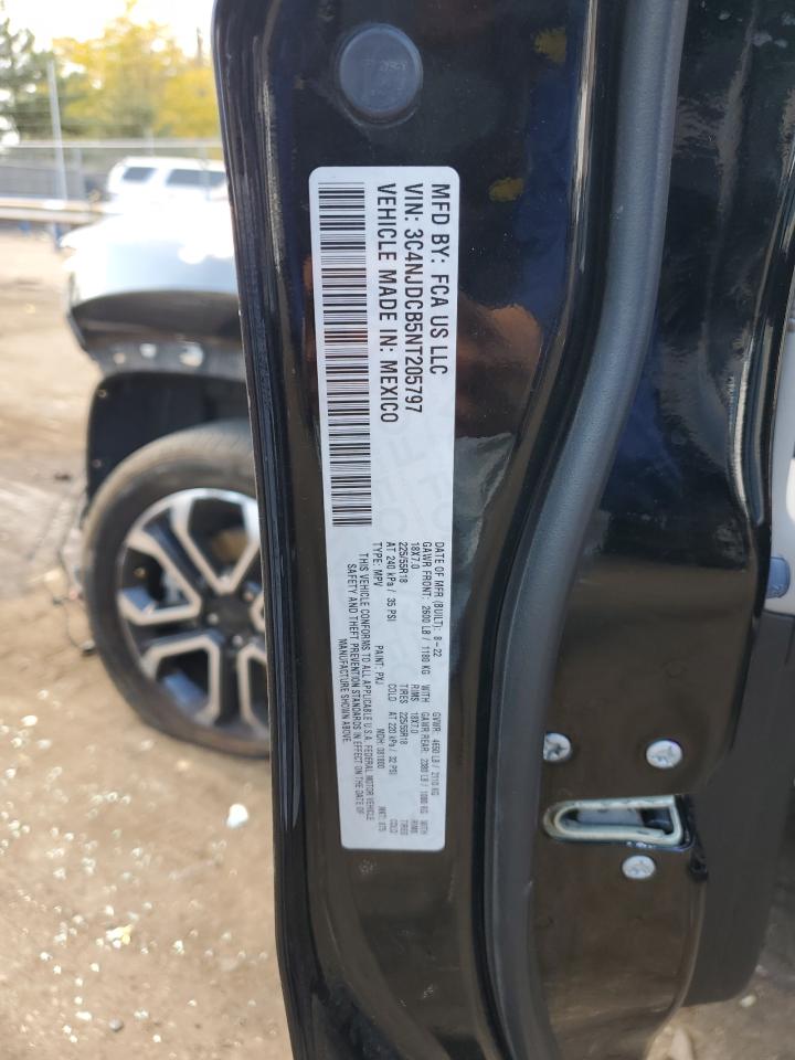 2022 JEEP COMPASS LIMITED VIN:3C4NJDCB5NT205797