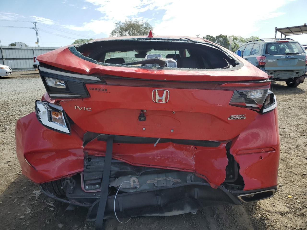 2022 HONDA CIVIC SPORT TOURING VIN:19XFL1H82NE015227