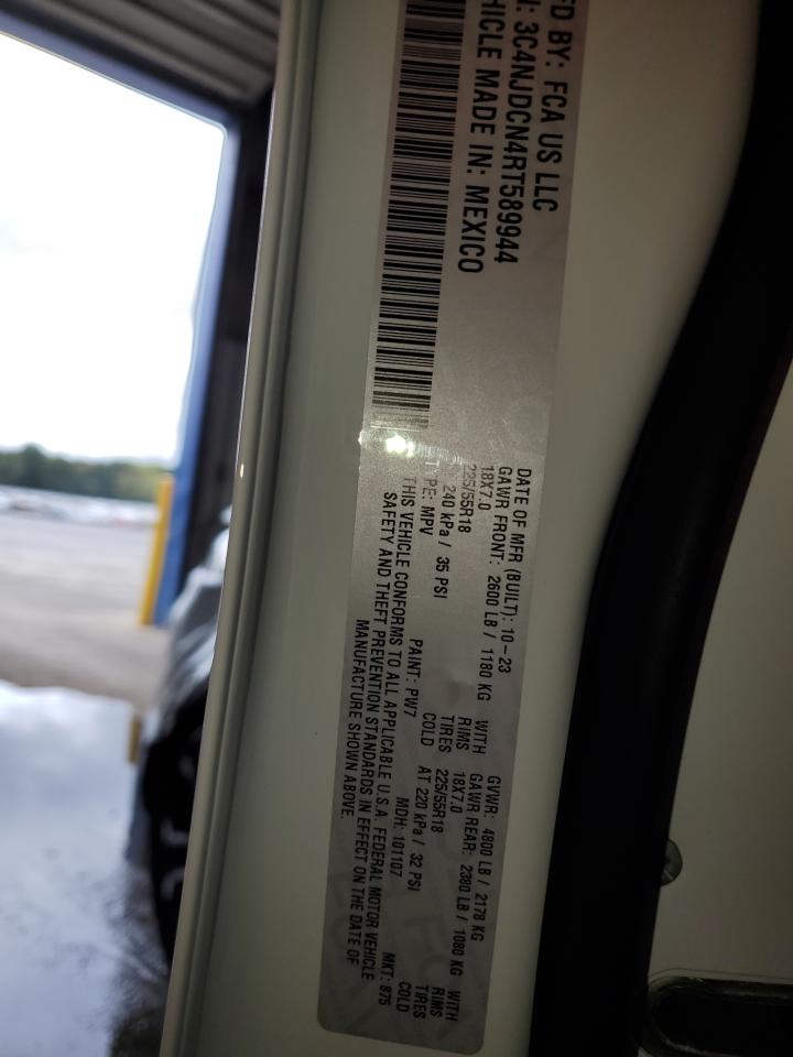 2024 JEEP COMPASS LIMITED VIN:3C4NJDCN4RT589944