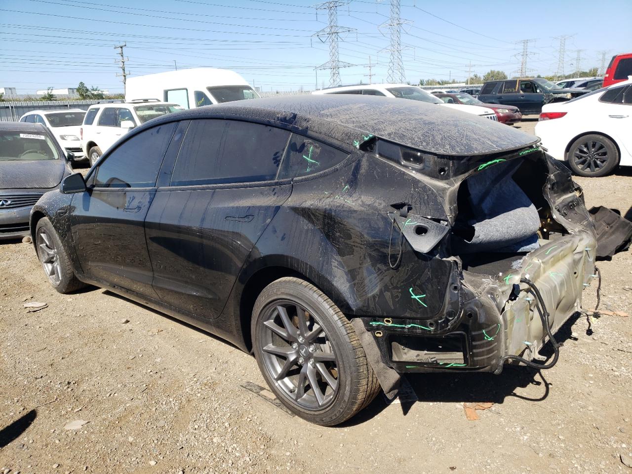 2023 TESLA MODEL 3  VIN:5YJ3E1EA1PF484195