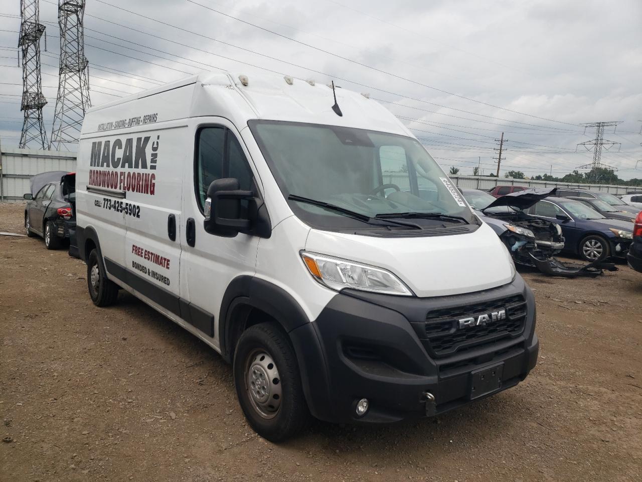 2023 RAM PROMASTER 2500 2500 HIGH VIN:3C6LRVDG7PE500754