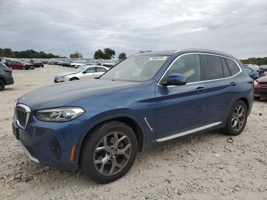 2022 BMW X3 XDRIVE30I VIN:5UX53DP09N9L53672