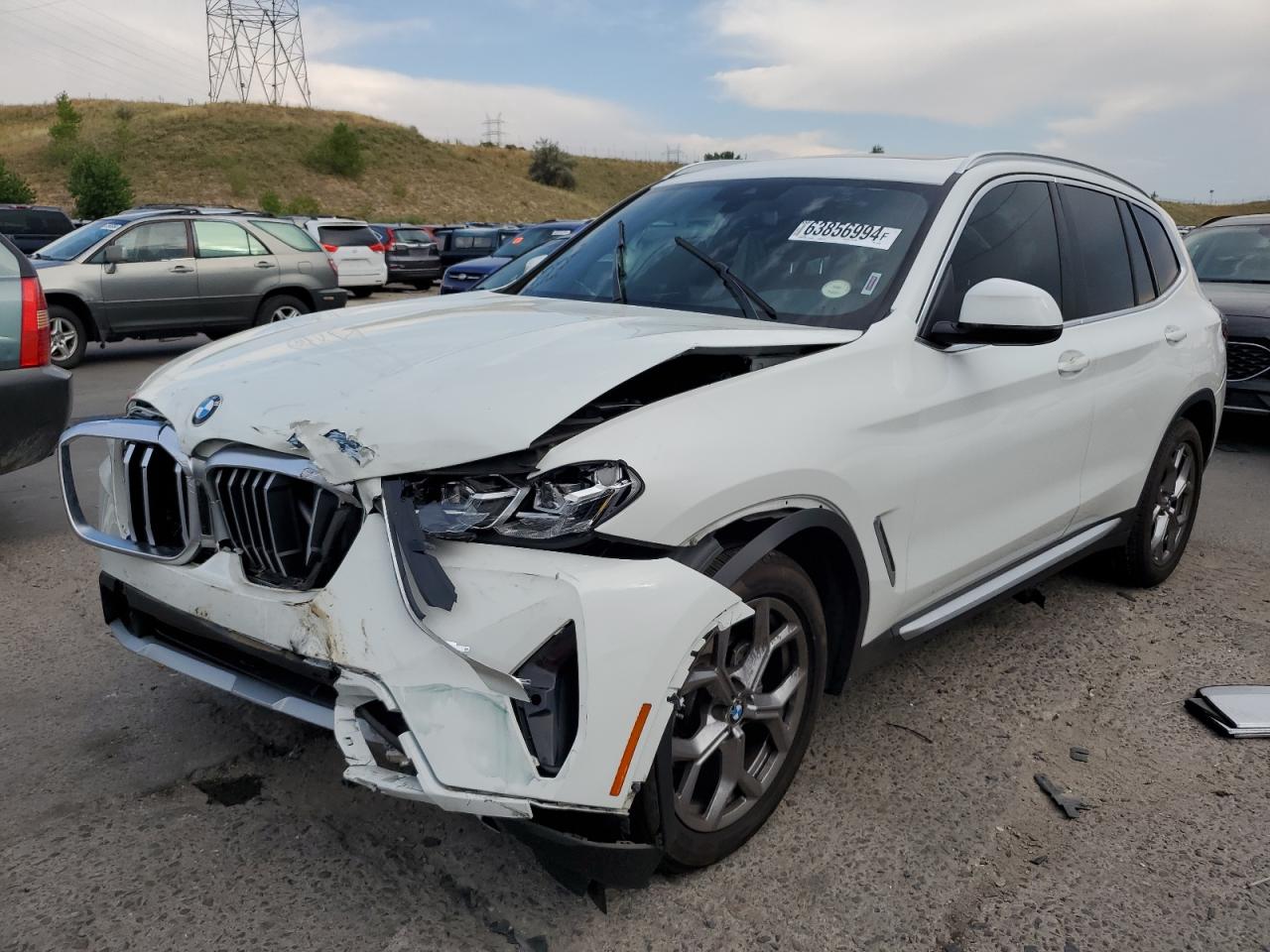 2022 BMW X3 XDRIVE30I VIN:WBX57DP00NN172122