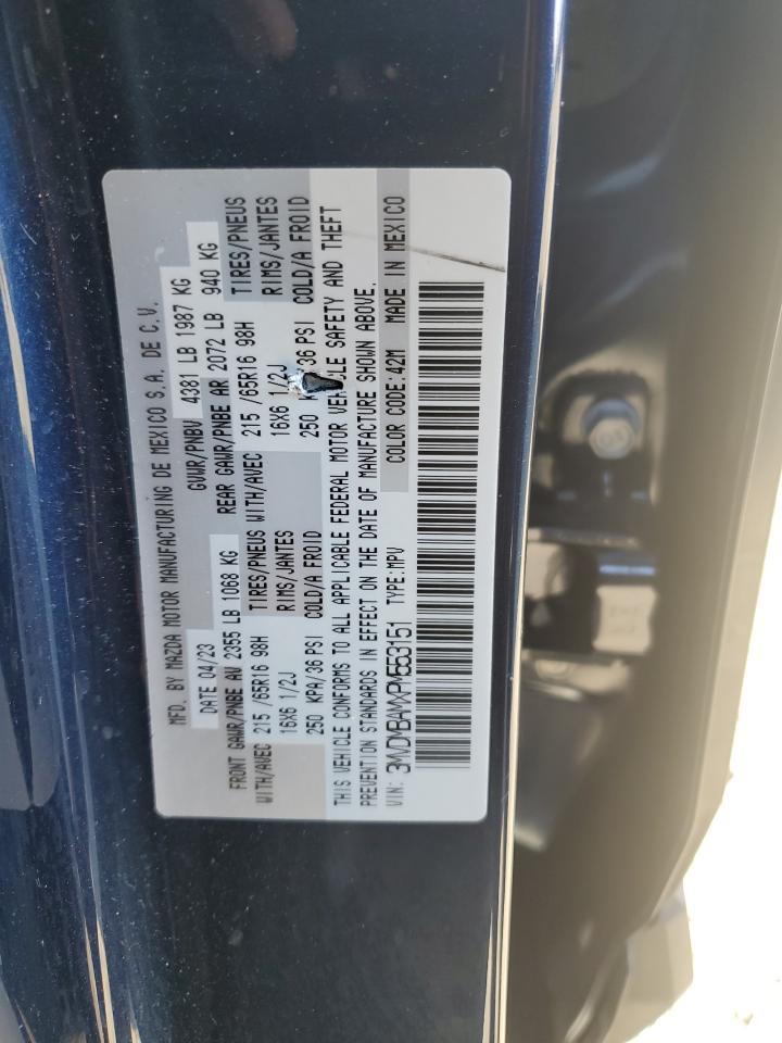 2023 MAZDA CX-30  VIN:3MVDMBAMXPM553151