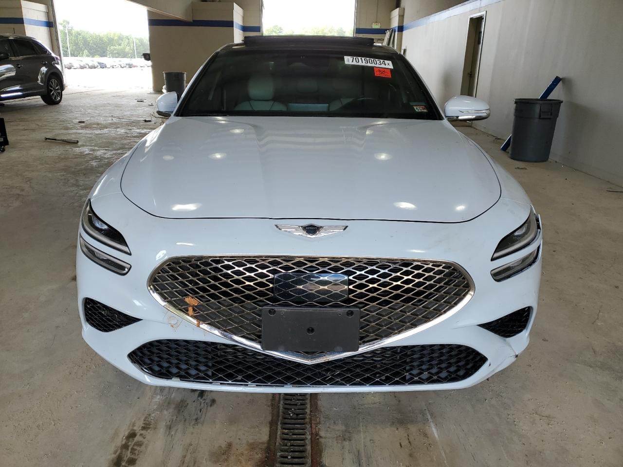 2022 GENESIS G70 BASE VIN:KMTG34TA5NU098171