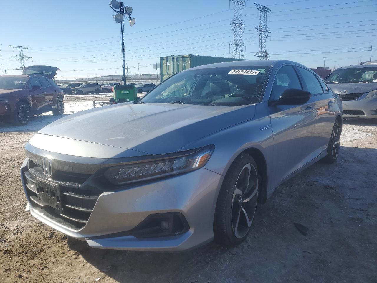 2022 HONDA ACCORD HYBRID SPORT VIN:1HGCV3F23NA011974
