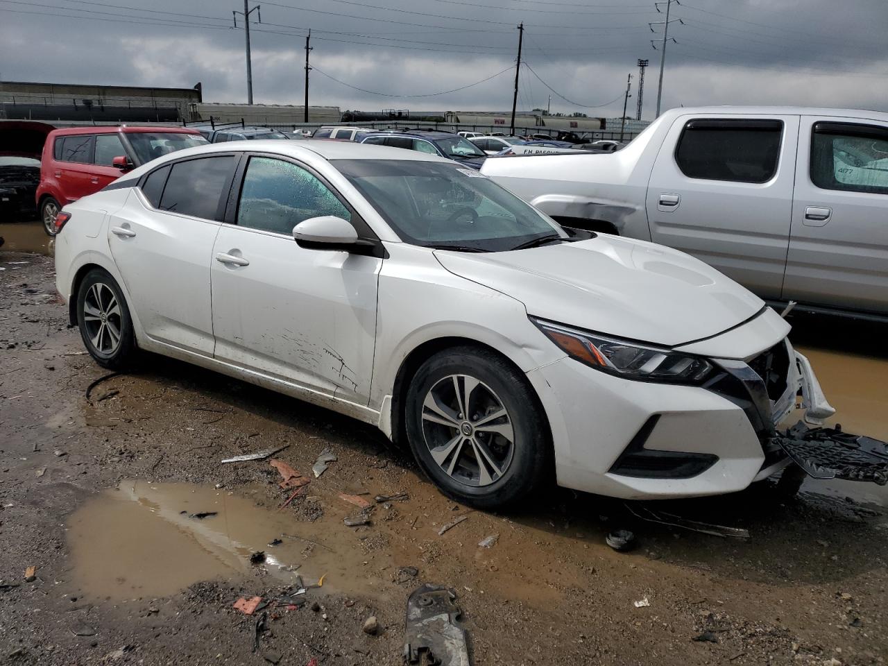 2022 NISSAN SENTRA SV VIN:3N1AB8CV6NY288594
