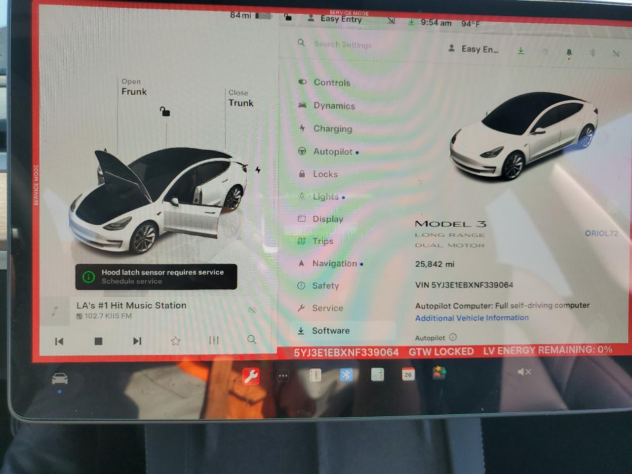 2022 TESLA MODEL 3  VIN:5YJ3E1EBXNF339064