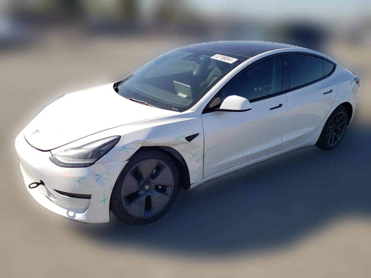 2022 TESLA MODEL 3  VIN:5YJ3E1EA6NF164674