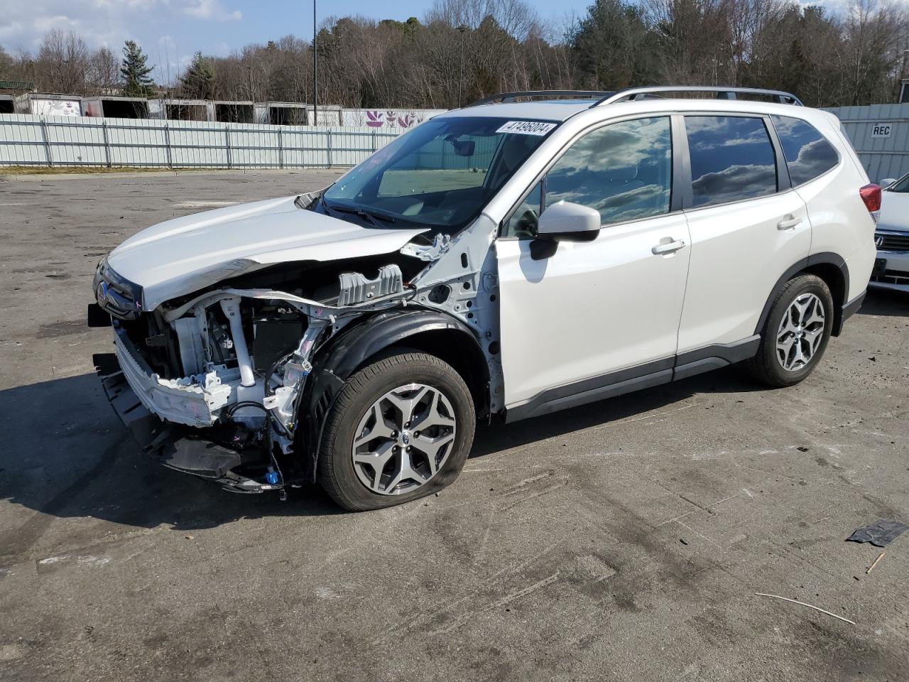 2022 SUBARU FORESTER PREMIUM VIN:JF2SKAEC3NH447069