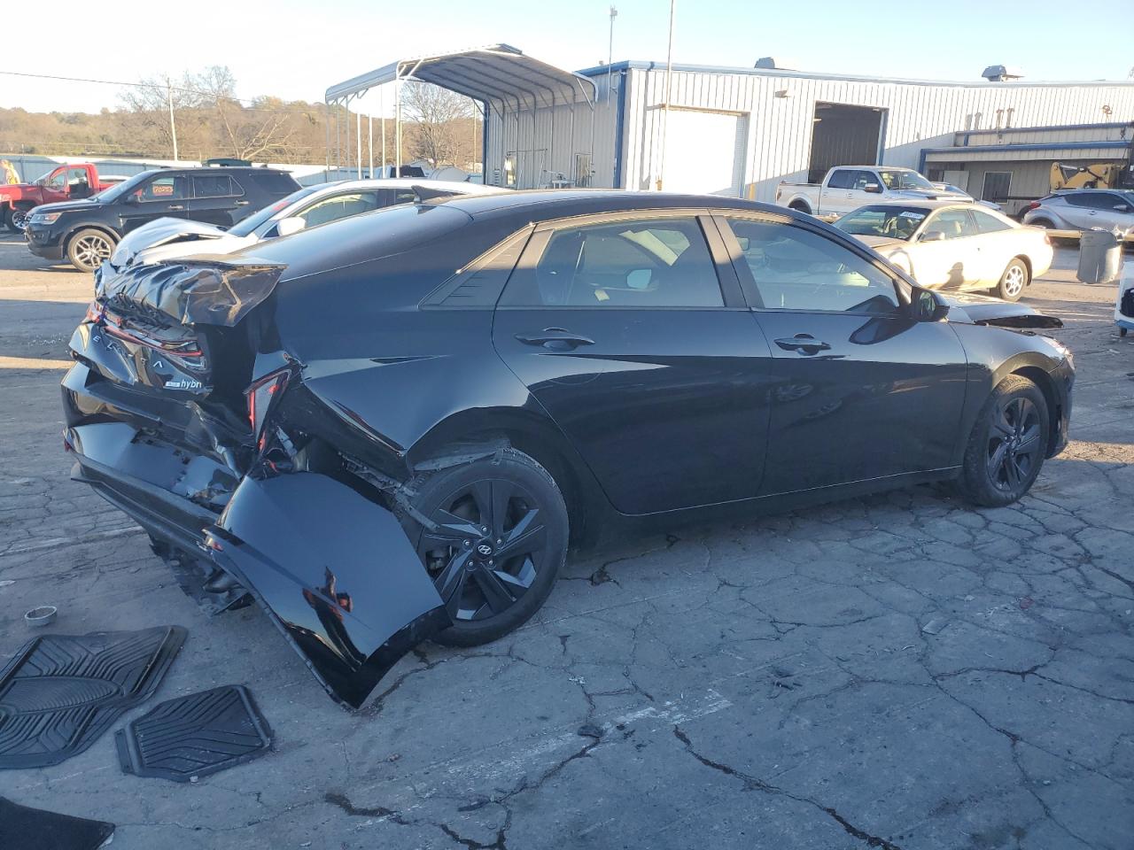 2022 HYUNDAI ELANTRA BLUE VIN:KMHLM4AJ4NU028332