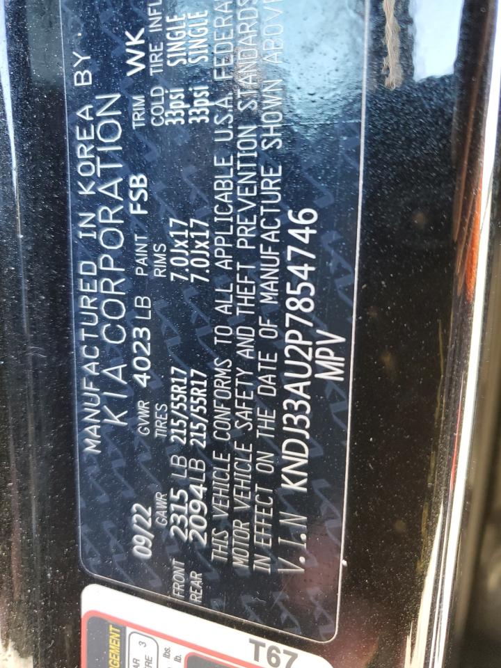 2023 KIA SOUL EX VIN:KNDJ33AU2P7854746