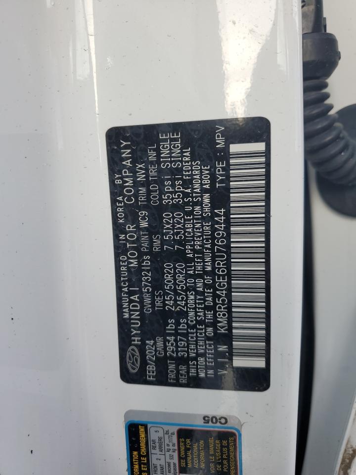 2024 HYUNDAI PALISADE LIMITED VIN:KM8R54GE6RU769444