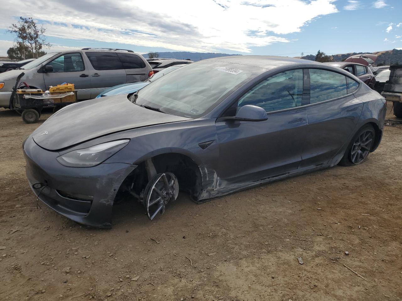 2022 TESLA MODEL 3  VIN:5YJ3E1EB3NF136274