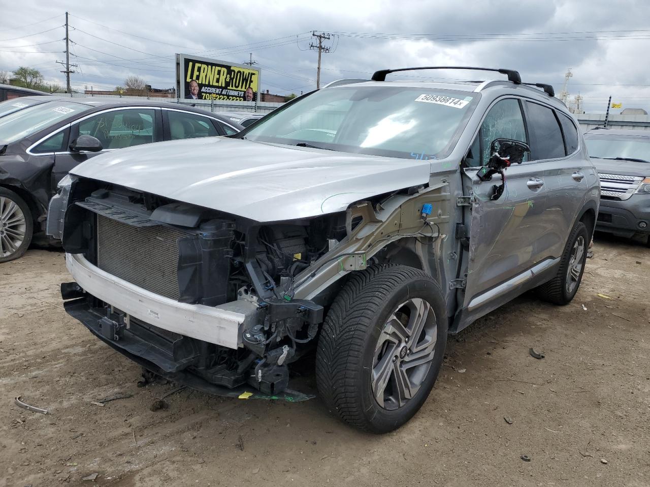 2022 HYUNDAI SANTA FE SEL VIN:5NMS6DAJ8NH381917