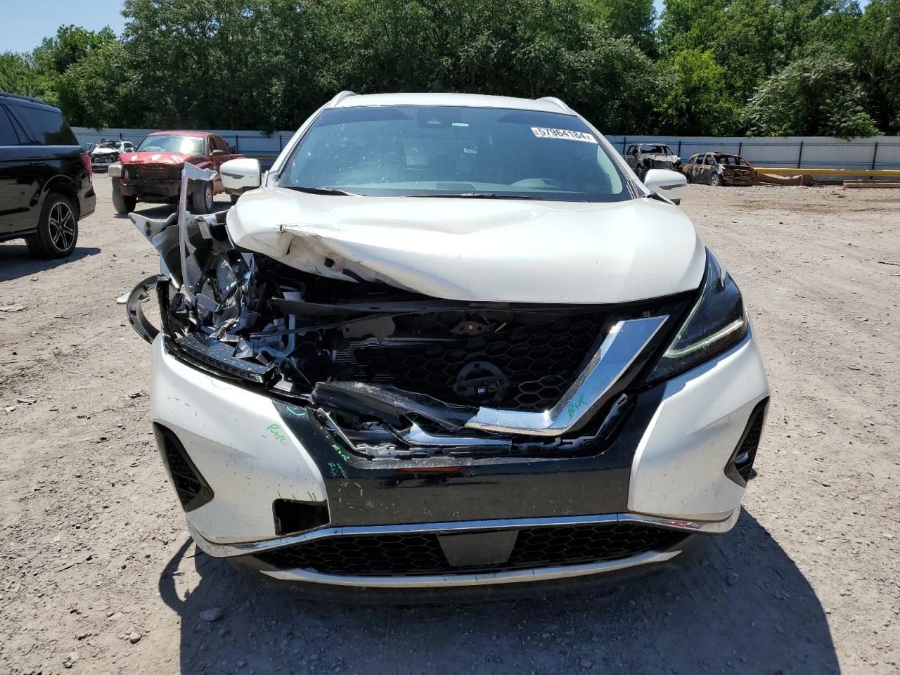 2022 NISSAN MURANO SL VIN:5N1AZ2CJ8NC125890