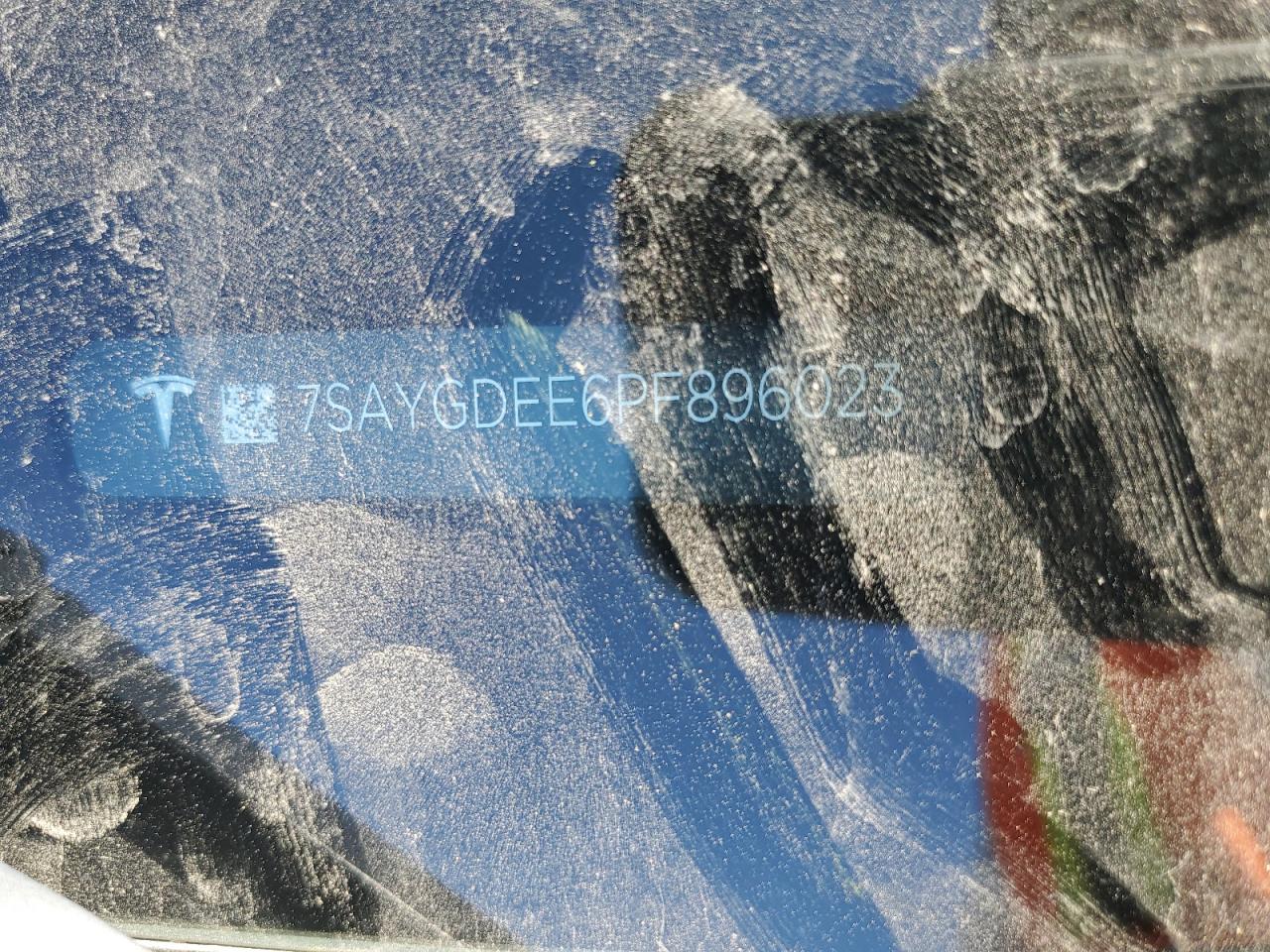 2023 TESLA MODEL Y  VIN:7SAYGDEE6PF896023