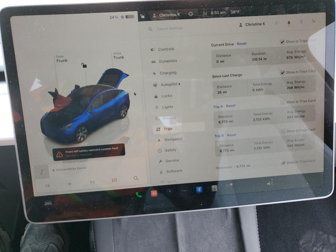 2024 TESLA MODEL Y  VIN:7SAYGDEE4RA266078