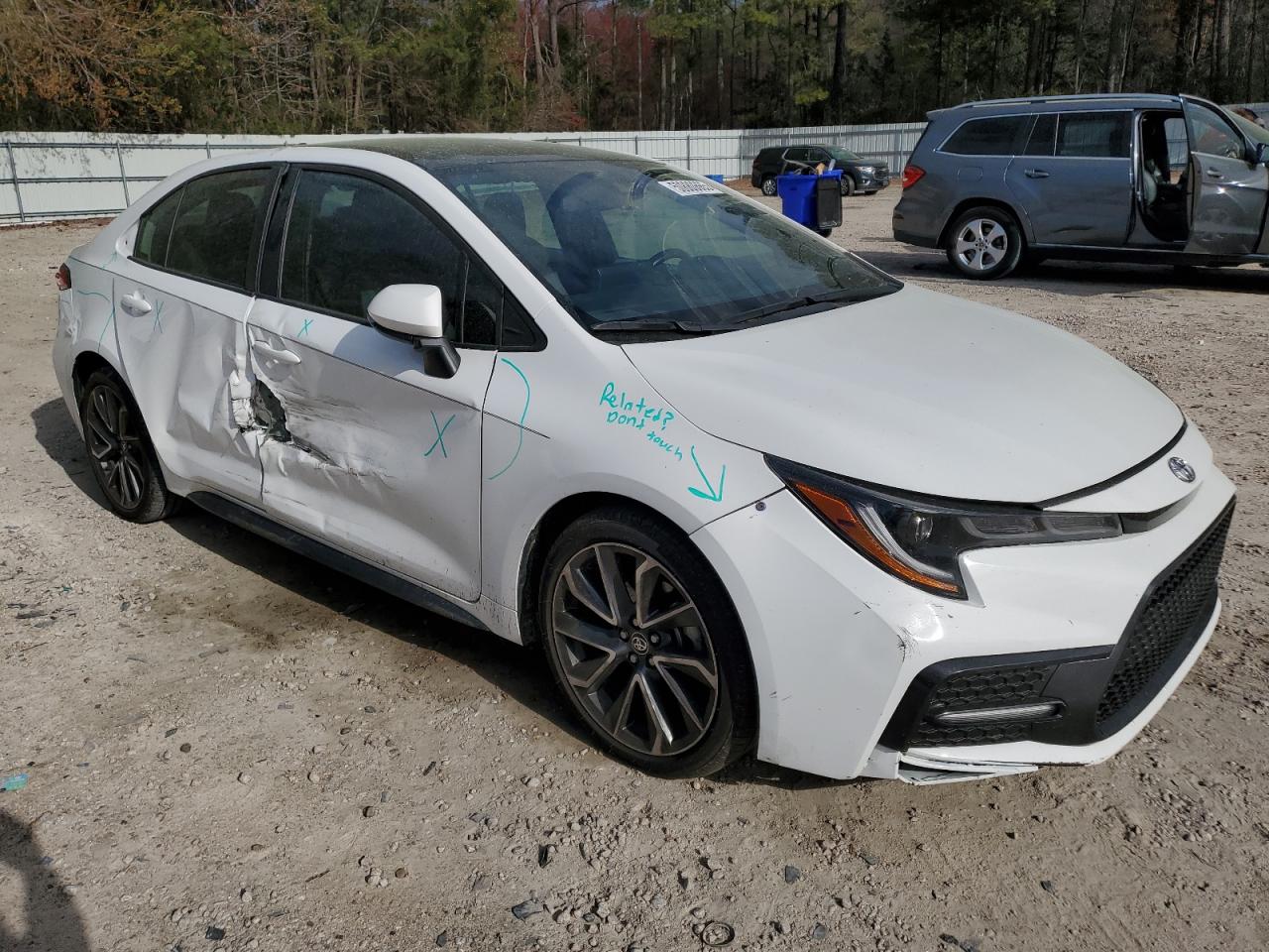 2022 TOYOTA COROLLA SE VIN:5YFS4MCE6NP121219