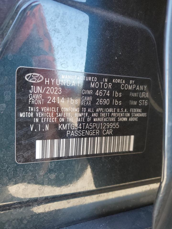 2023 GENESIS G70 BASE VIN:KMTG34TA5PU129955