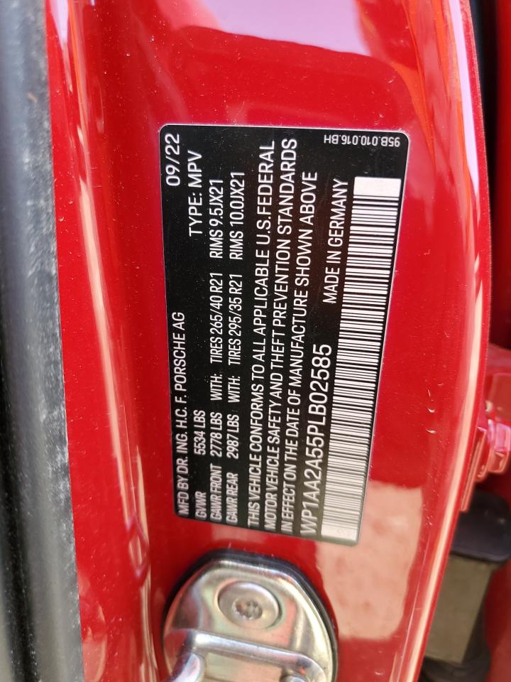 2023 PORSCHE MACAN BASE VIN:WP1AA2A55PLB02585