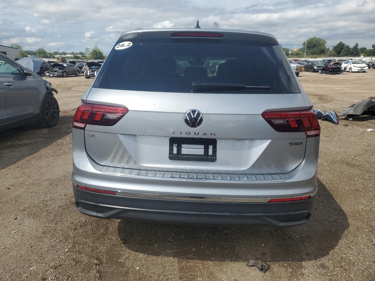 2022 VOLKSWAGEN TIGUAN SE VIN:3VV2B7AX8NM158390