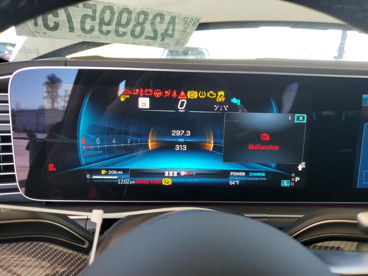 2024 MERCEDES-BENZ GLE 63 S 4MATIC AMG VIN:4JGFB8KBXRB111217