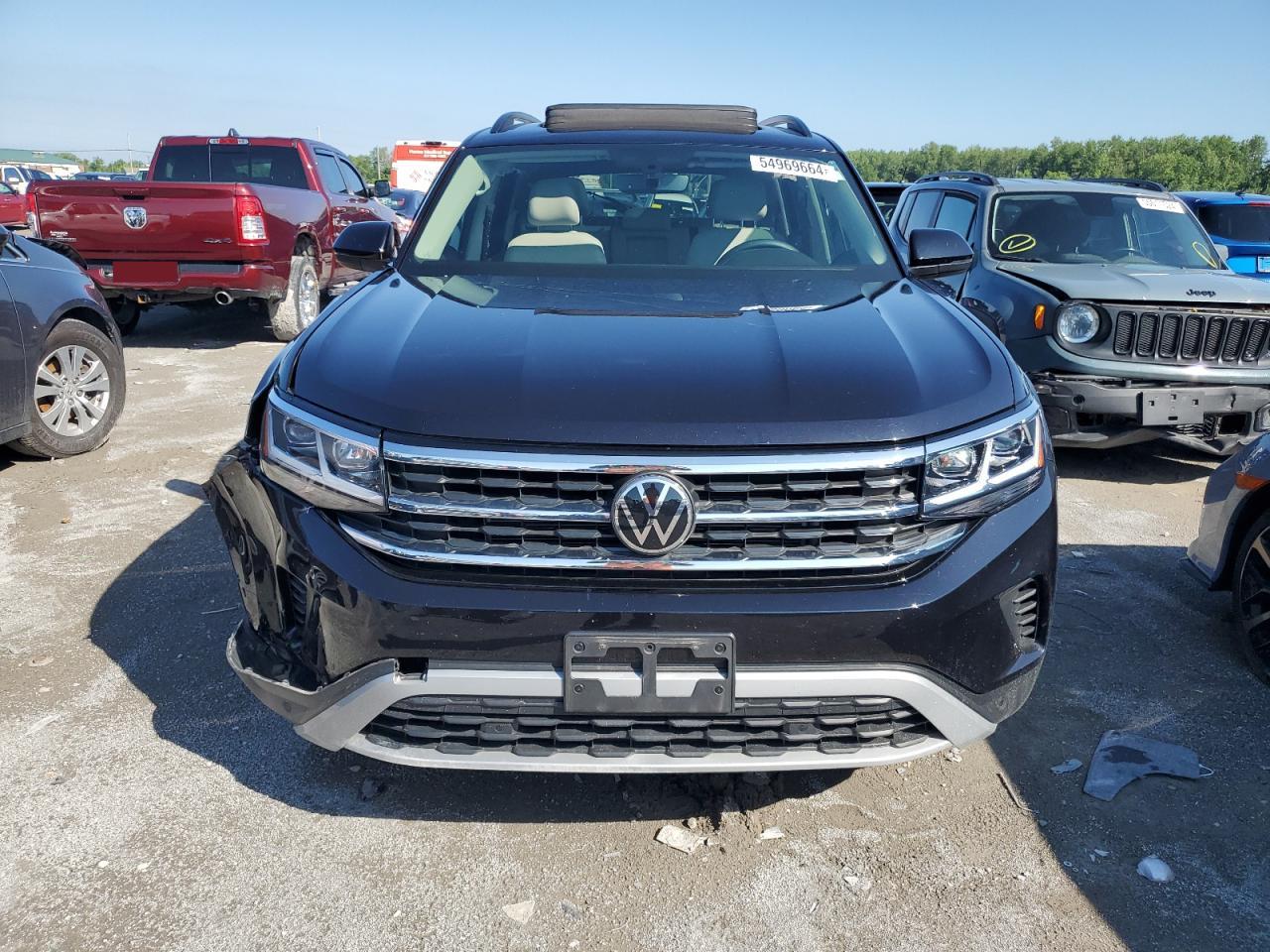 2022 VOLKSWAGEN ATLAS SE VIN:1V2JP2CA5NC546376