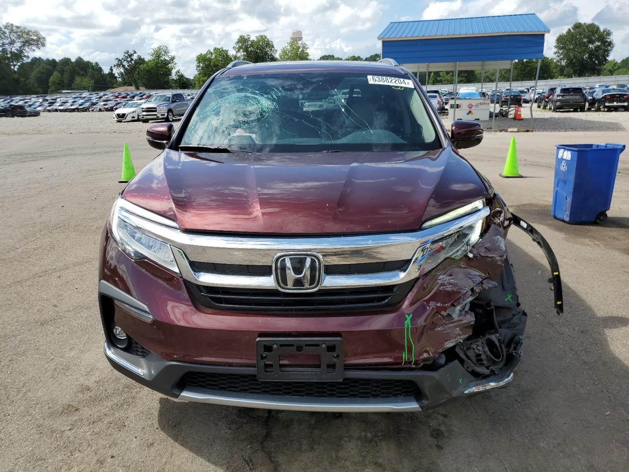 2022 HONDA PILOT TOURING VIN:WP0AA2A8XNS255297