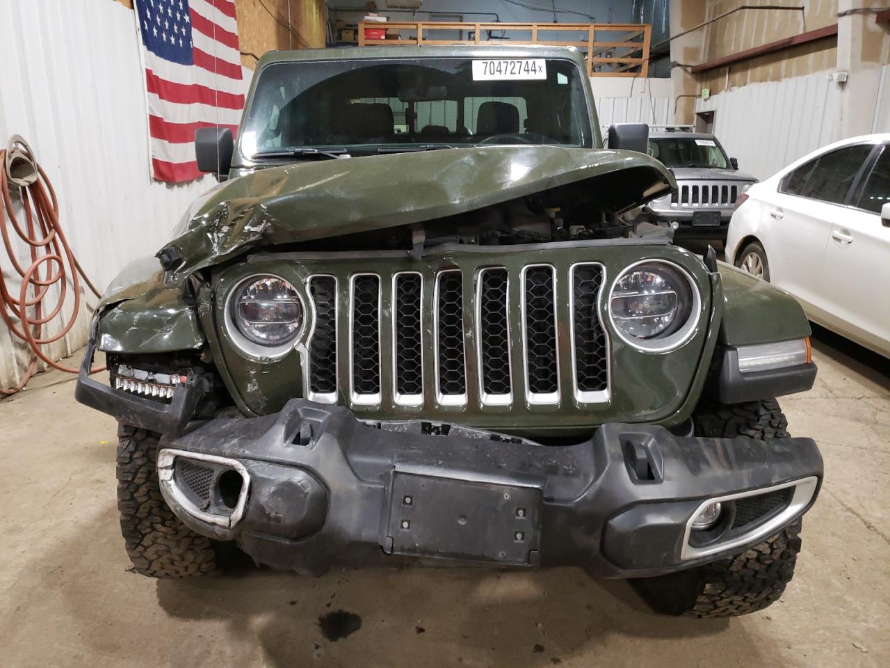 2022 JEEP GLADIATOR OVERLAND VIN:1C6HJTFG0NL144070