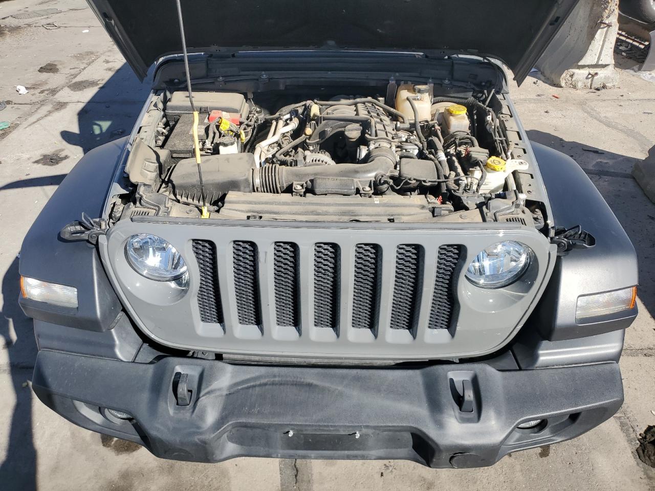 2022 JEEP WRANGLER UNLIMITED SPORT VIN:1C4HJXDG3NW165125