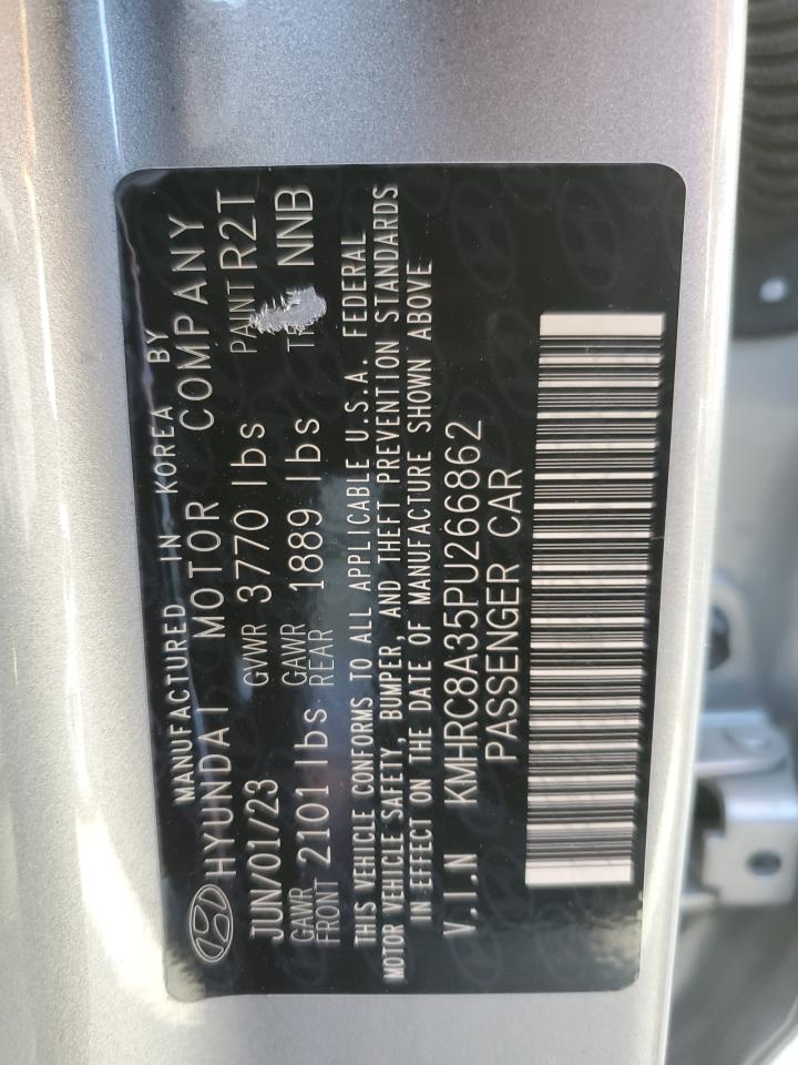 2023 HYUNDAI VENUE SEL VIN:KMHRC8A35PU266862