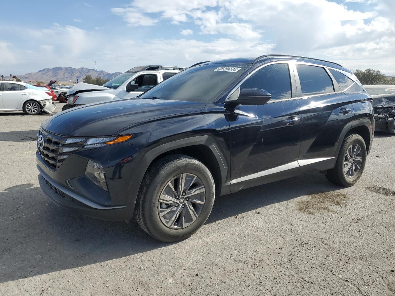 2022 HYUNDAI TUCSON BLUE VIN:KM8JBCA1XNU051461