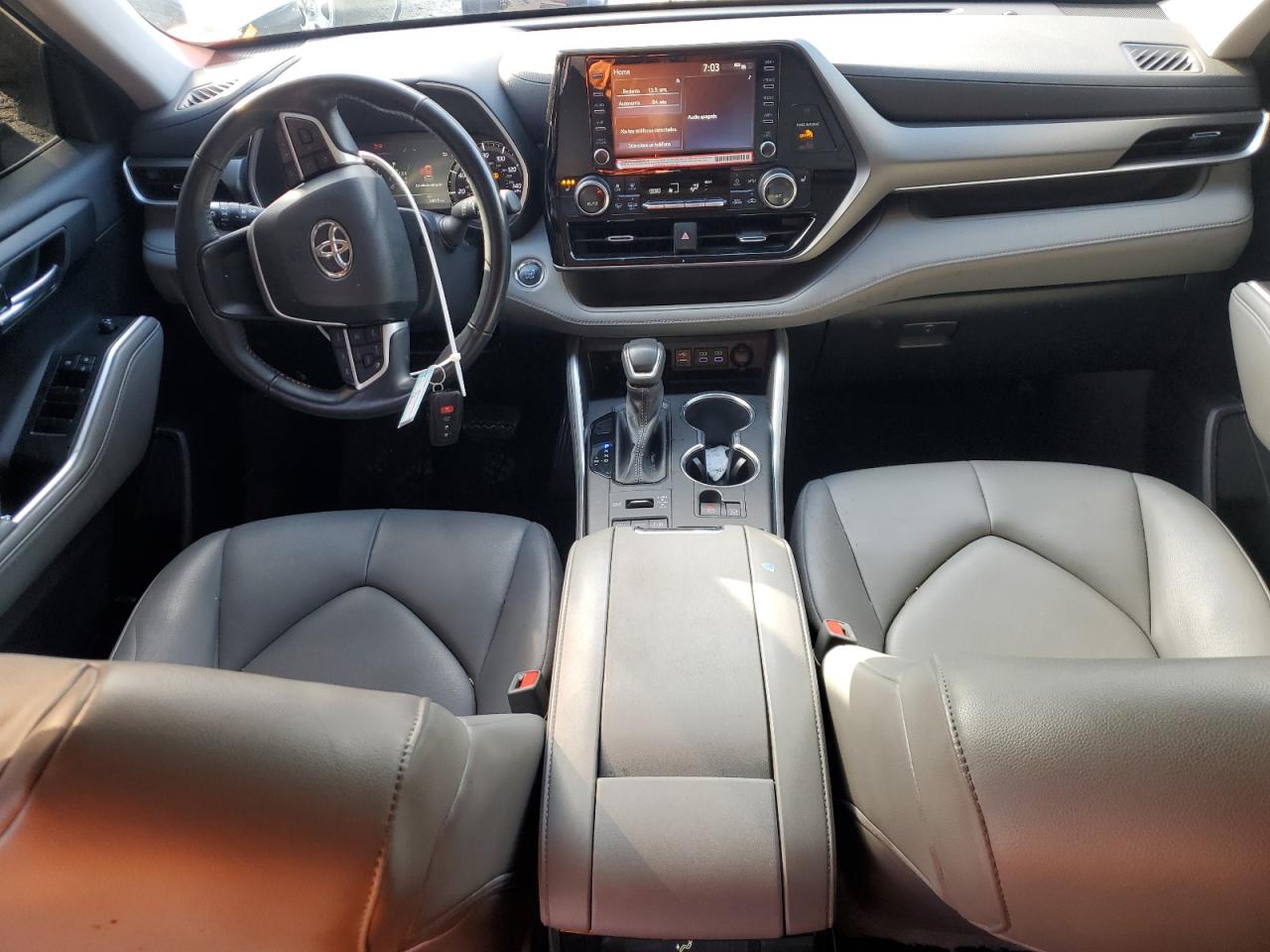 2022 TOYOTA HIGHLANDER XLE VIN:5TDGZRBH4NS246436