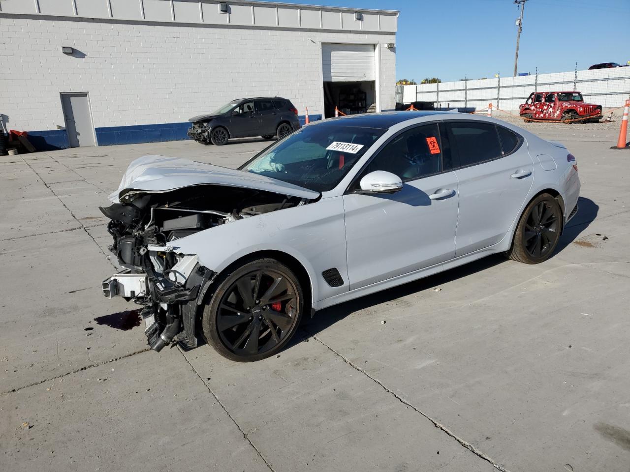 2022 GENESIS G70 BASE VIN:KMTG54TE0NU084403