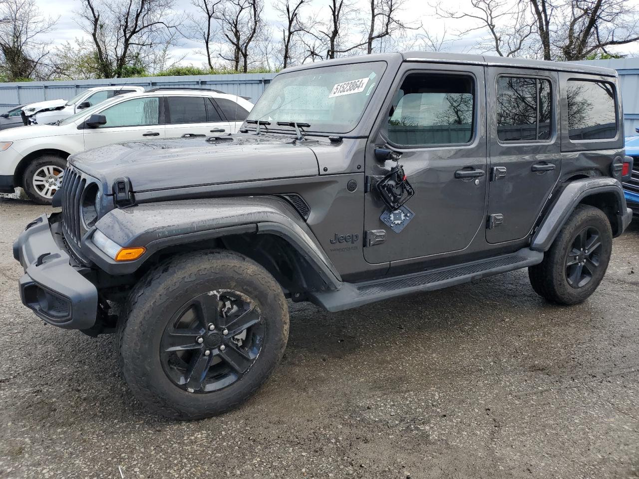 2022 JEEP WRANGLER UNLIMITED SAHARA VIN:1C4HJXEGXNW180977