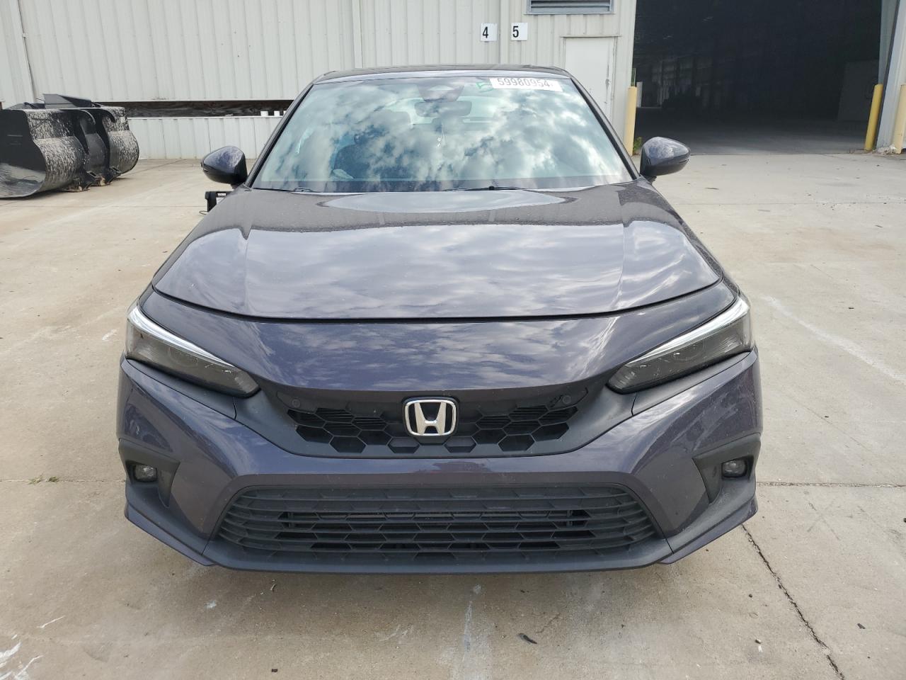 2022 HONDA CIVIC SPORT TOURING VIN:19XFL1H80NE009698