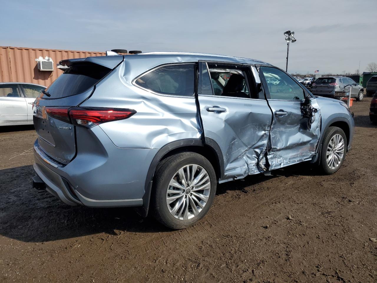 2022 TOYOTA HIGHLANDER HYBRID PLATINUM VIN:5TDEBRCH7NS083565