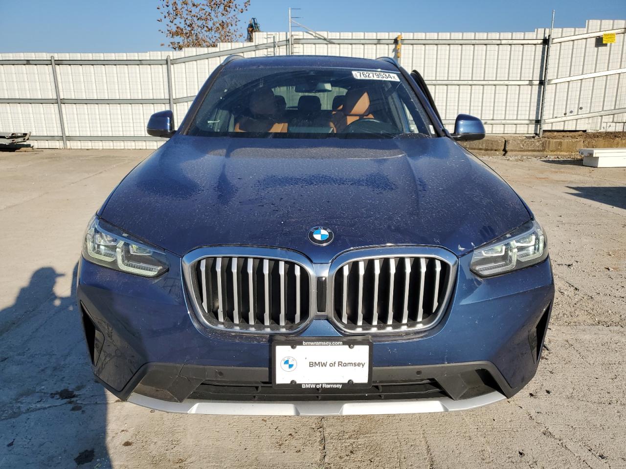 2022 BMW X3 XDRIVE30I VIN:5UX53DP06N9J02205