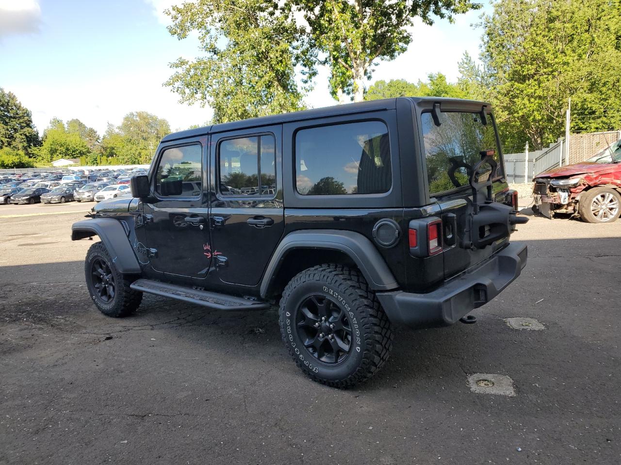 2022 JEEP WRANGLER UNLIMITED SPORT VIN:1C4HJXDG6NW140123