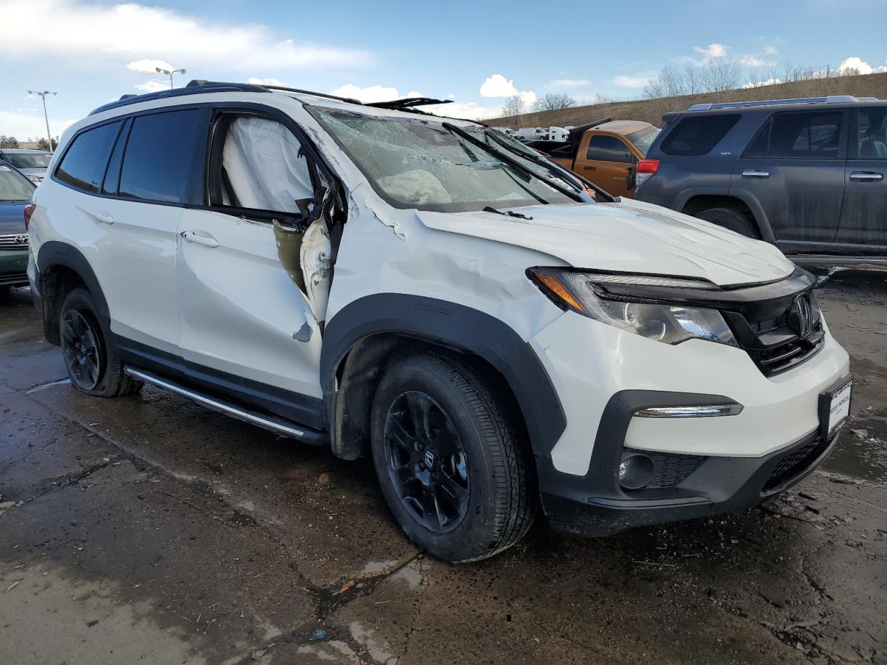2022 HONDA PILOT TRAILSPORT VIN:5FNYF6H89NB022201